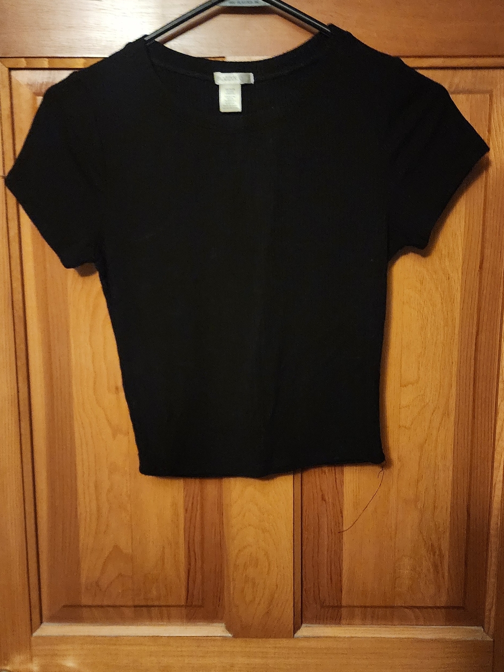 Bozzolo Black Short Sleeve Crewneck Tee